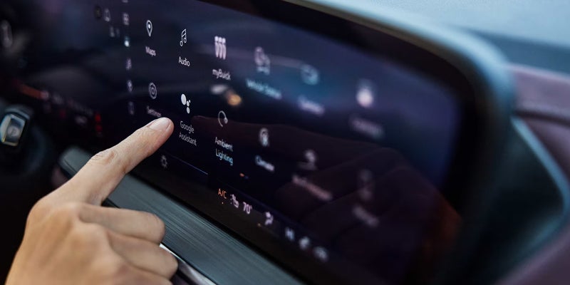 Buick Envision digital display dash